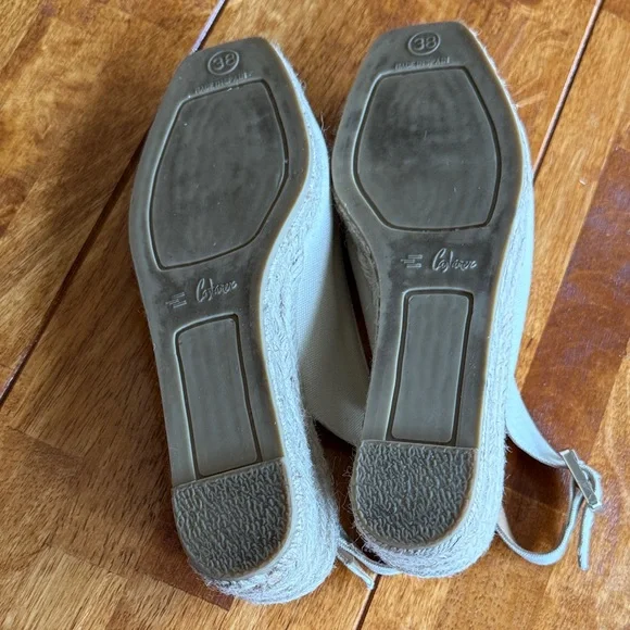 Castaner Espadrille Slingback buckle Wedge Sandals - Light Beige - Picture 5 of 6